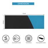 Fitness Mantra® TPE 8mm Cross Color Anti-Slip Yoga Mat with Cover Bag for Gym Workout and Yoga Exercise for Men & Women Fitness| 1 Piece| With Cover Bag| Thickness 8mm|