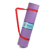 Fitness Mantra® 4mm Anti-Slip Yoga Mat for Yoga Exercise |Qnty.-1 Pcs.| With Carrying Strap| Purple|