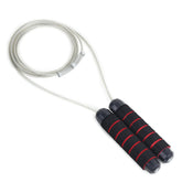 Fitness Mantra® Adjustable Skipping Rope for Men & Women |Jumping Rope for Fitness |1 Piece| (Advance| Black + Red)