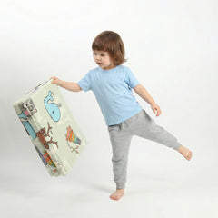 Fitness Mantra® Foldable Baby Play & Exercising Mat for Kids & Toddlers | Double-Sided Soft Cushioned Foam Floor Mat with Cartoon Print | Waterproof, Non-Toxic, BPA Free| 1500 x 1800 mm| Thickness 6mm|